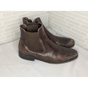 Thursday Boot Co Men's Cavalier Chelsea Boots Sz 9 Brown Leather Academia Preppy